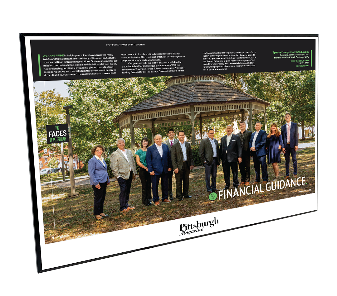 Pittsburgh Magazine - Special Advertising Sections - Modern Wooden Plaque