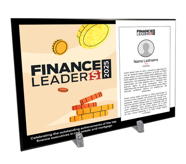 HousingWire Editorial Award Programs Profile Spread Plaques