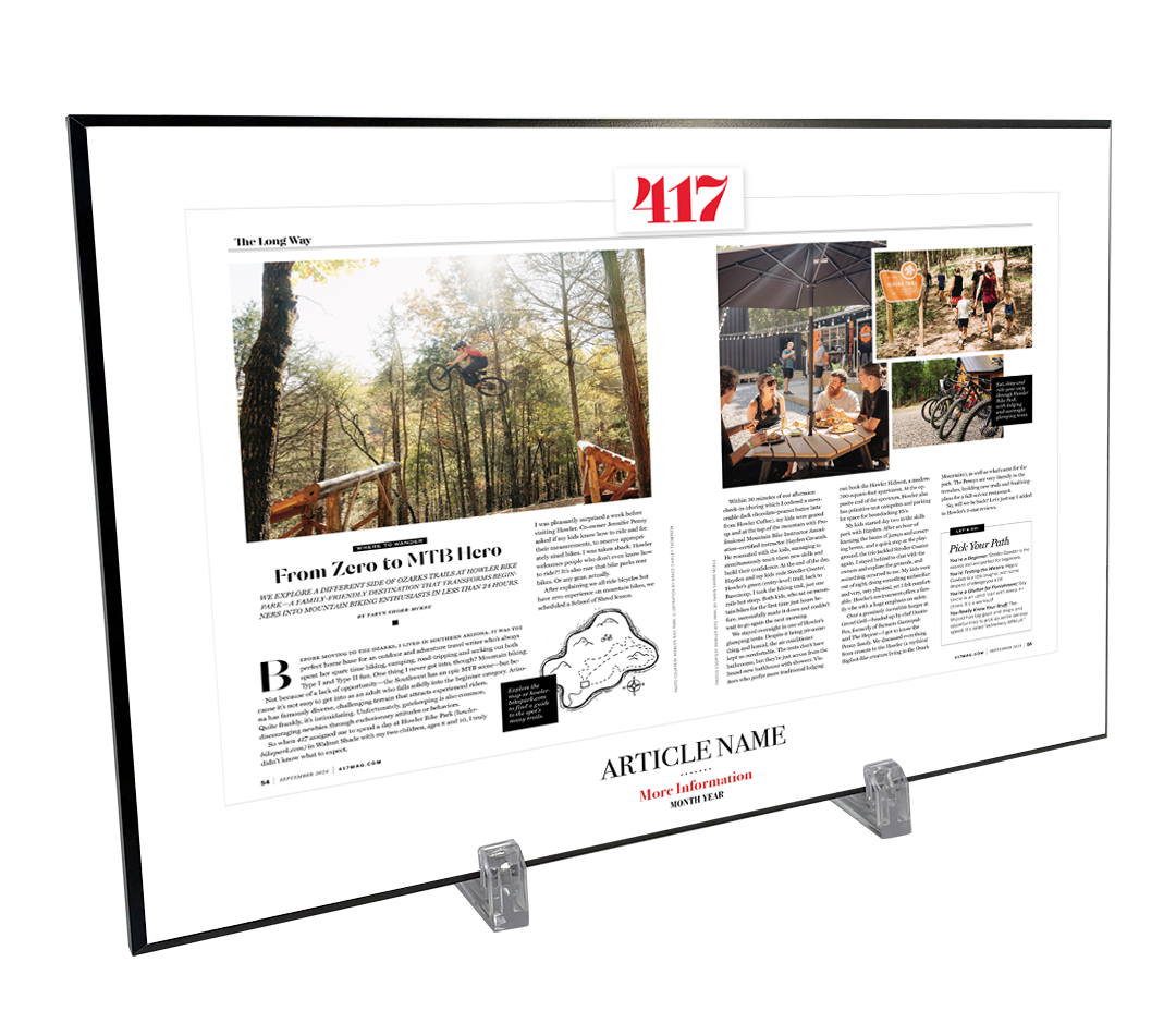 417 Magazine Article & Cover Spread Melamine Plaques