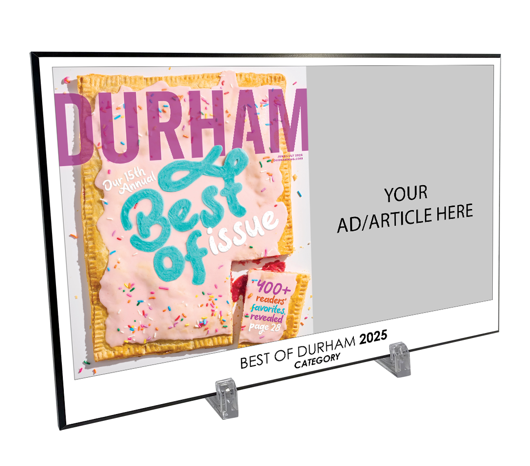 Triangle Media - Best of Durham Articles - Plaques