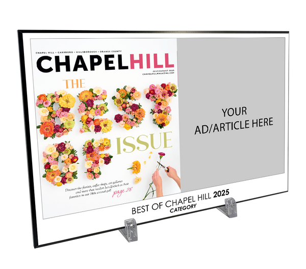 Triangle Media - Best of Chapel Hill Articles - Plaques