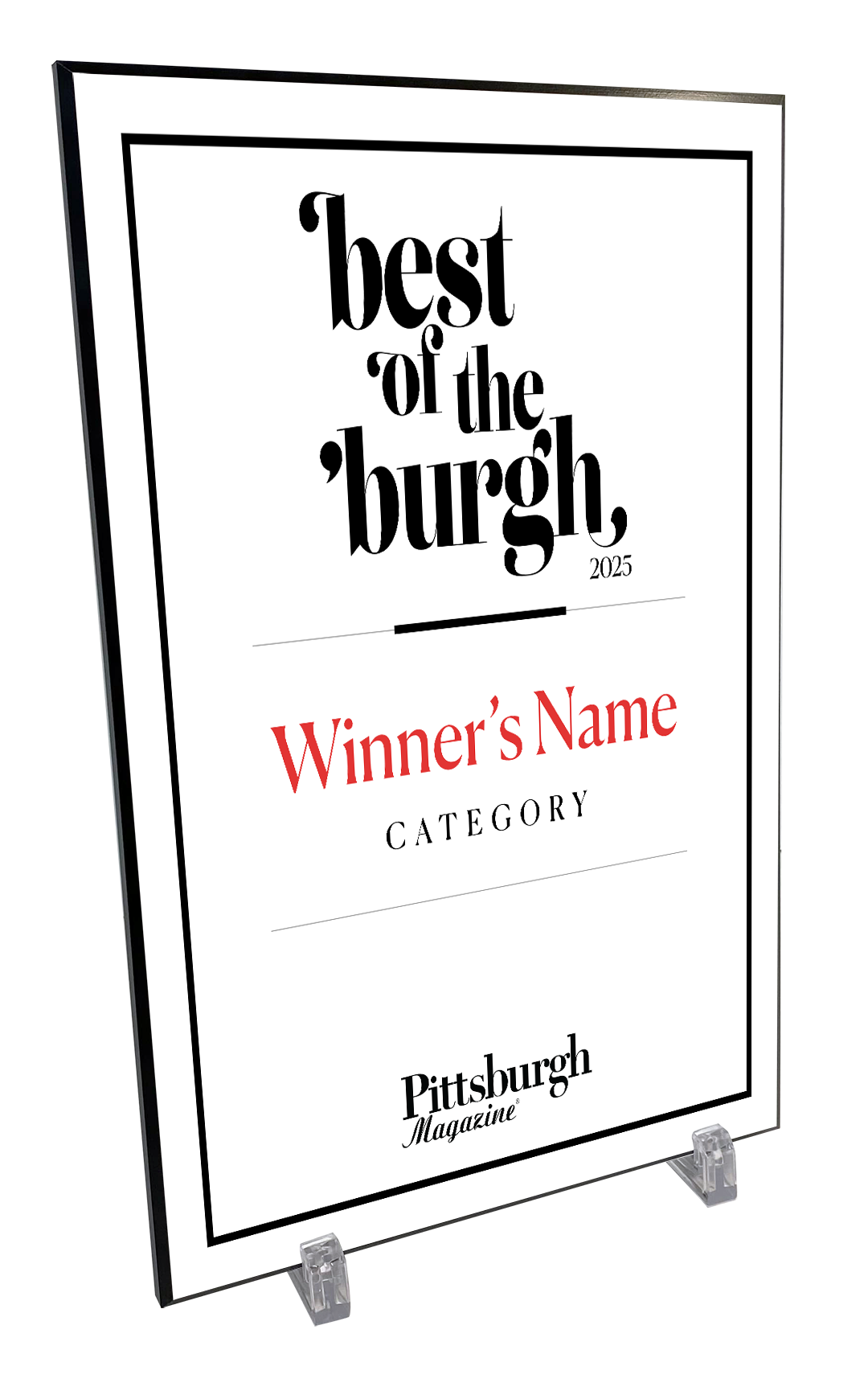 Pittsburgh Magazine - Best of the 'Burgh - Plaques