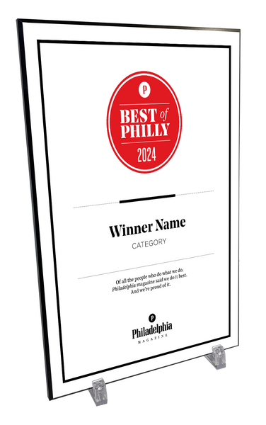 Philadelphia magazine Best of Philly Plaques