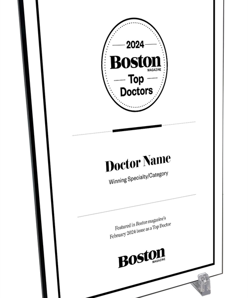 Boston Magazine Top Doctors Plaques