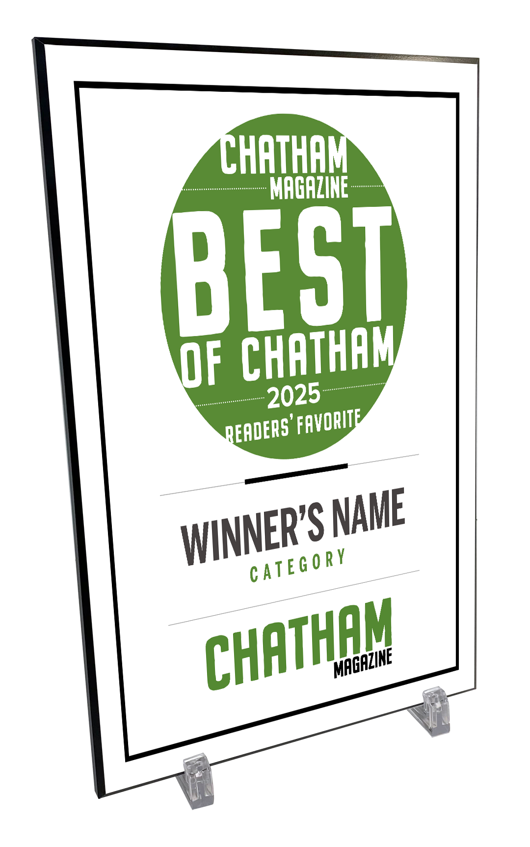 Triangle Media - Best of Chatham - Plaques