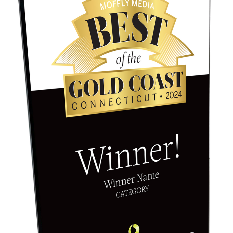 Moffly Media "Best of the Gold Coast" Award Plaque