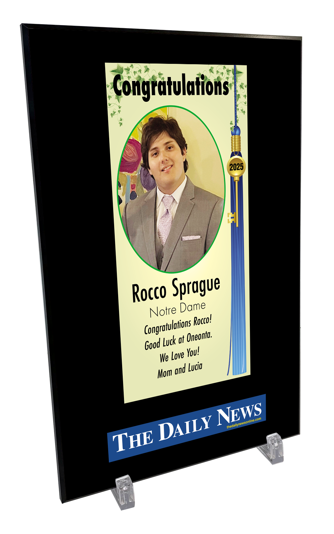 Batavia News Graduates Plaques