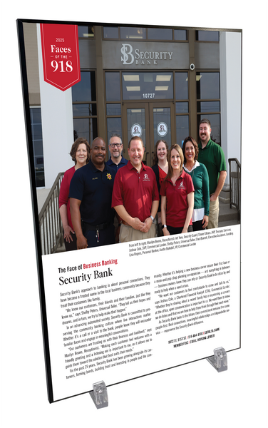 TulsaPeople - Faces of the 918 - Plaques