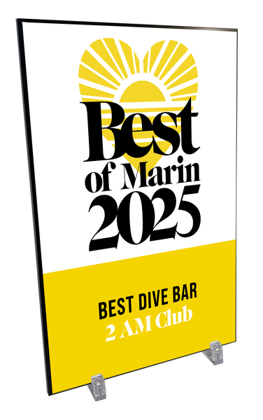 "Pacific Sun: Best of Marin" Award Plaques