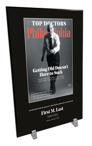 Philadelphia magazine Top Doctors Cover Award Plaque
