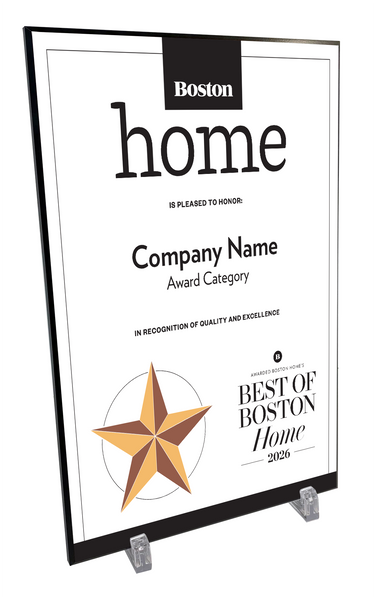 “Best of Boston Home” Plaques