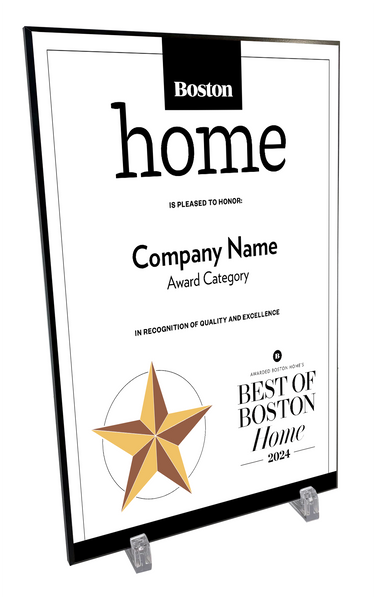 “Best of Boston Home” Plaques