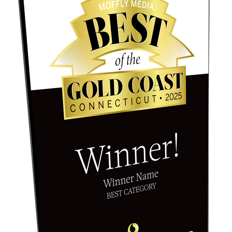 Moffly Media "Best of the Gold Coast" Award Plaque