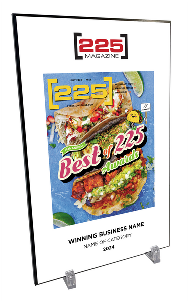 Best Of 225 Magazine Cover Plaque - Modern Mount