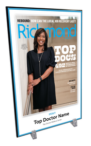 Richmond Magazine "Top Docs" Cover Award Plaque
