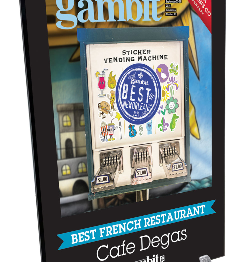 Gambit "Best of New Orleans" Award Plaque