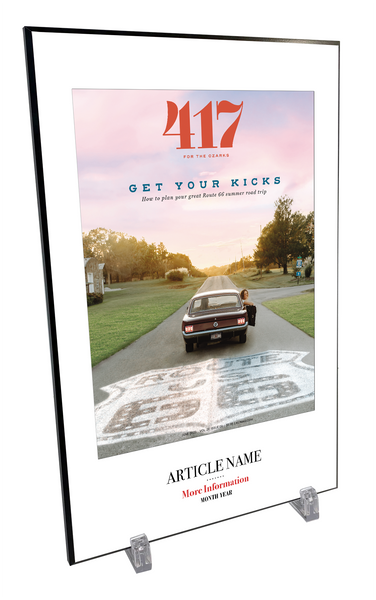 417 Magazine Cover Melamine Plaques