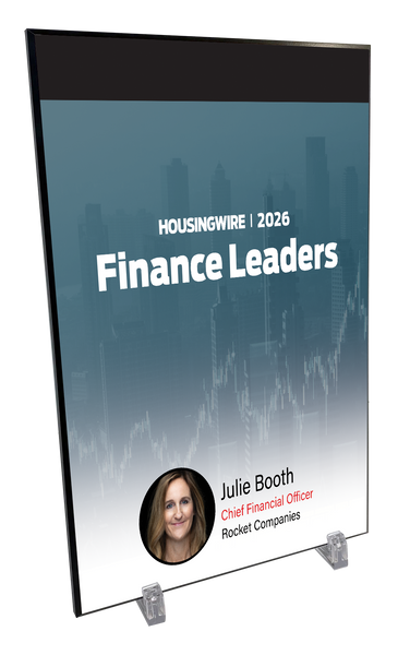 HousingWire Editorial Award Programs Plaque