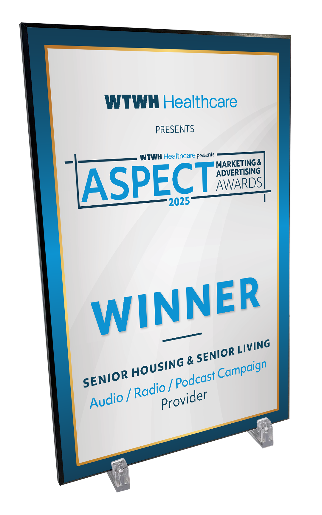 WTWH Healthcare Aspect Award - Modern Hardi-plaque