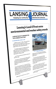 The Lansing Journal Hardiplaque