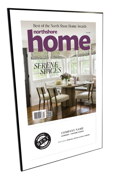 Northshore Home Magazine - As Seen In Best of Northshore Home - Modern Wooden Plaque