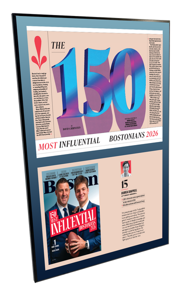 "150 Most Influential Bostonians" Award - Plaques