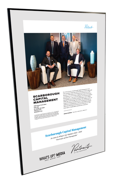 What's Up? Magazine "Portraits" Award Plaque