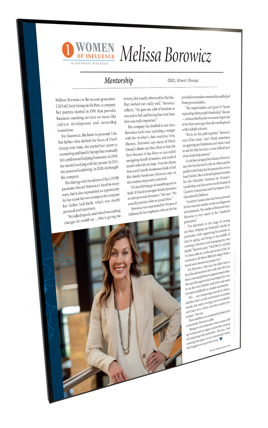 INSIGHT - Women of Influence - Profiles Plaques