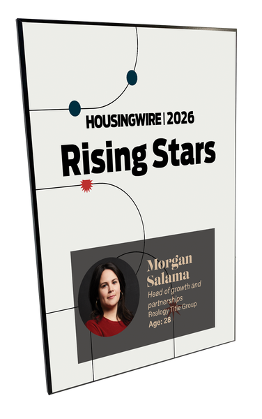 HousingWire Editorial Award Programs Plaque