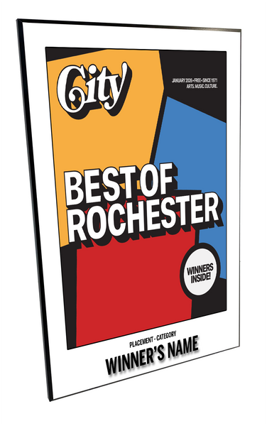 CITY Magazine - Best of Rochester - Plaques