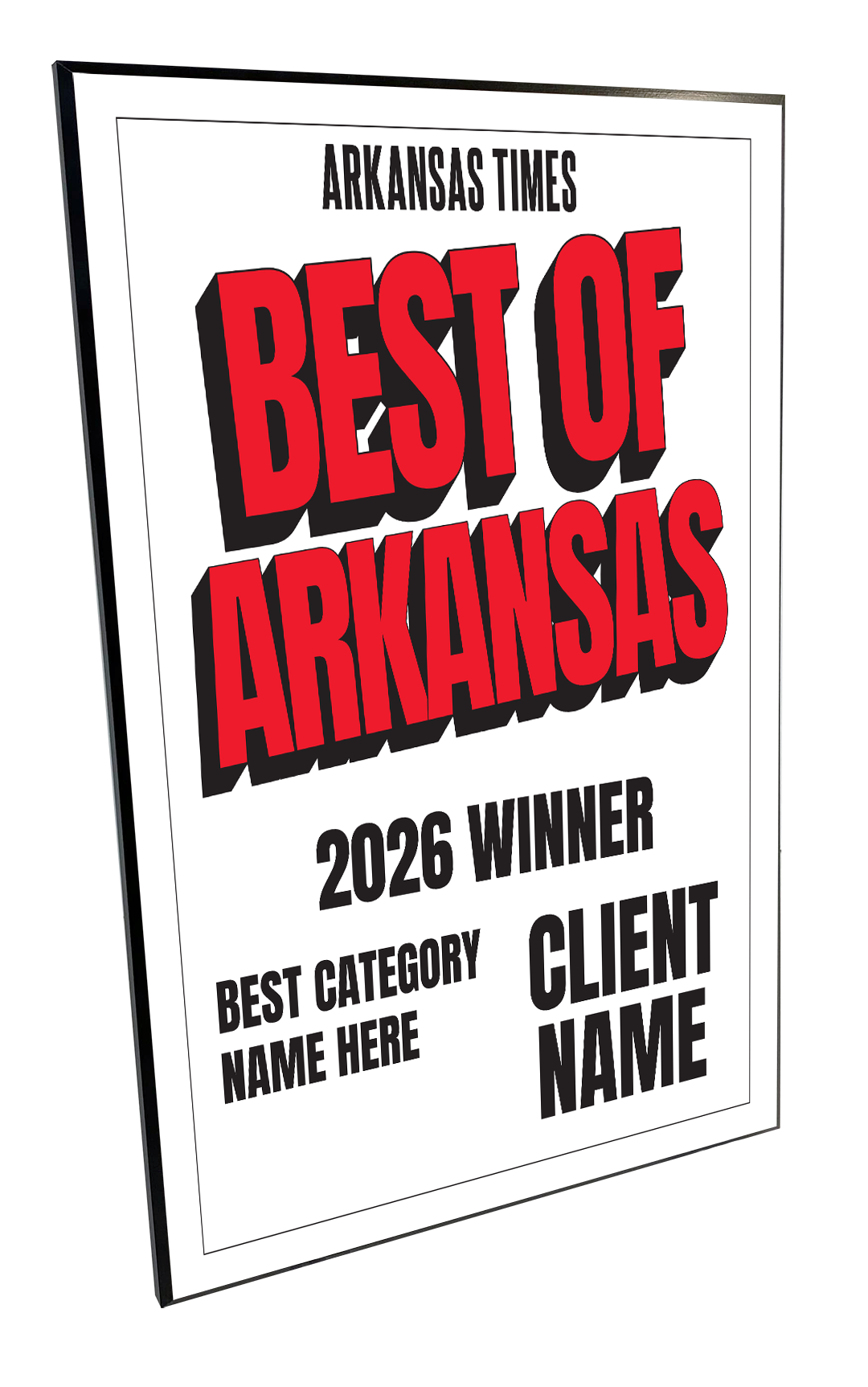 Best of Arkansas - Plaques