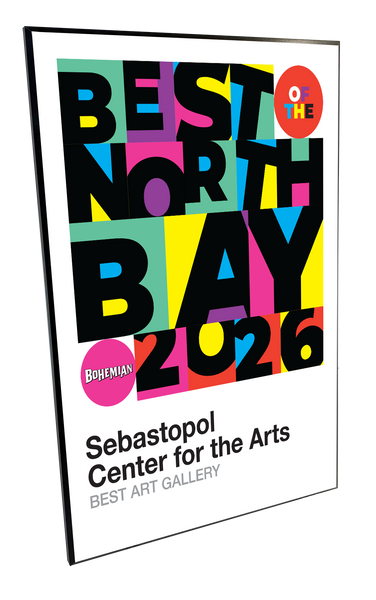 "Bohemian: Best of the North Bay" Award Plaque