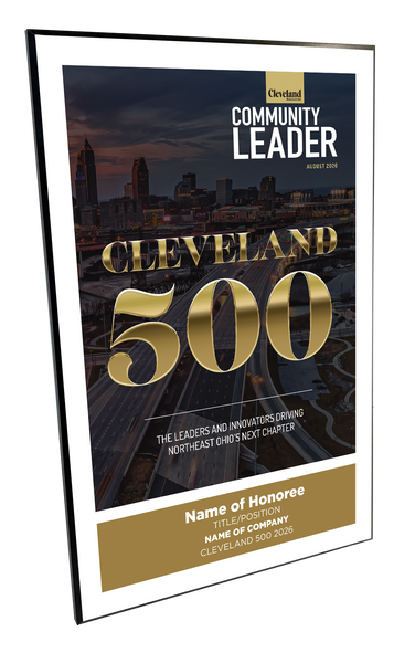 Cleveland 500 Cover Plaque