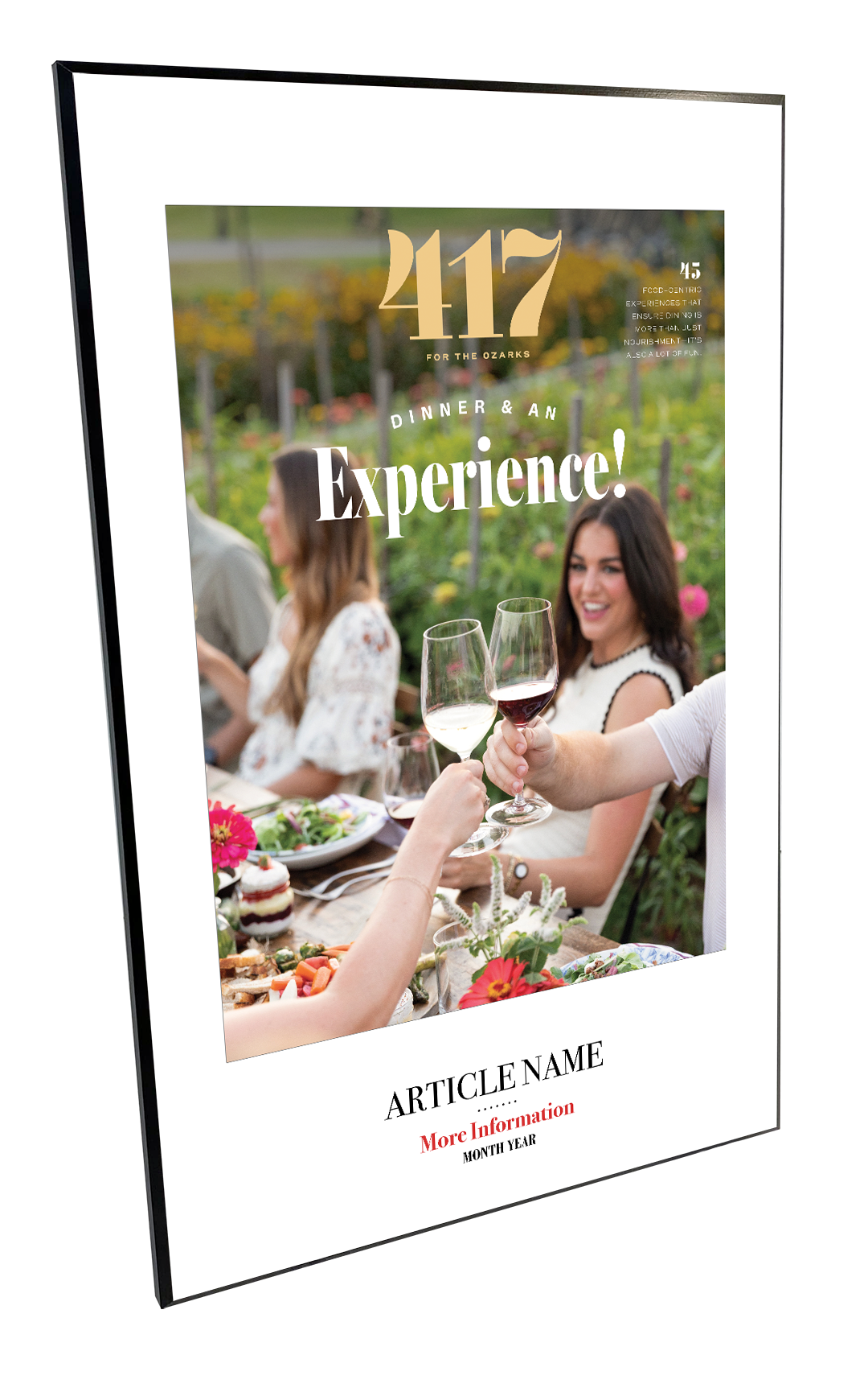 417 Magazine Cover Melamine Plaques