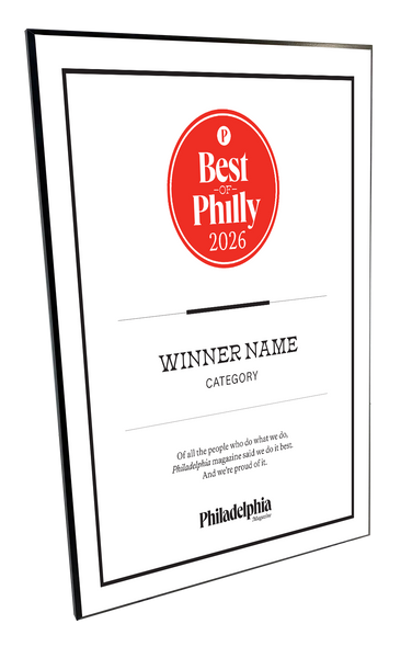 Philadelphia magazine Best of Philly Plaques
