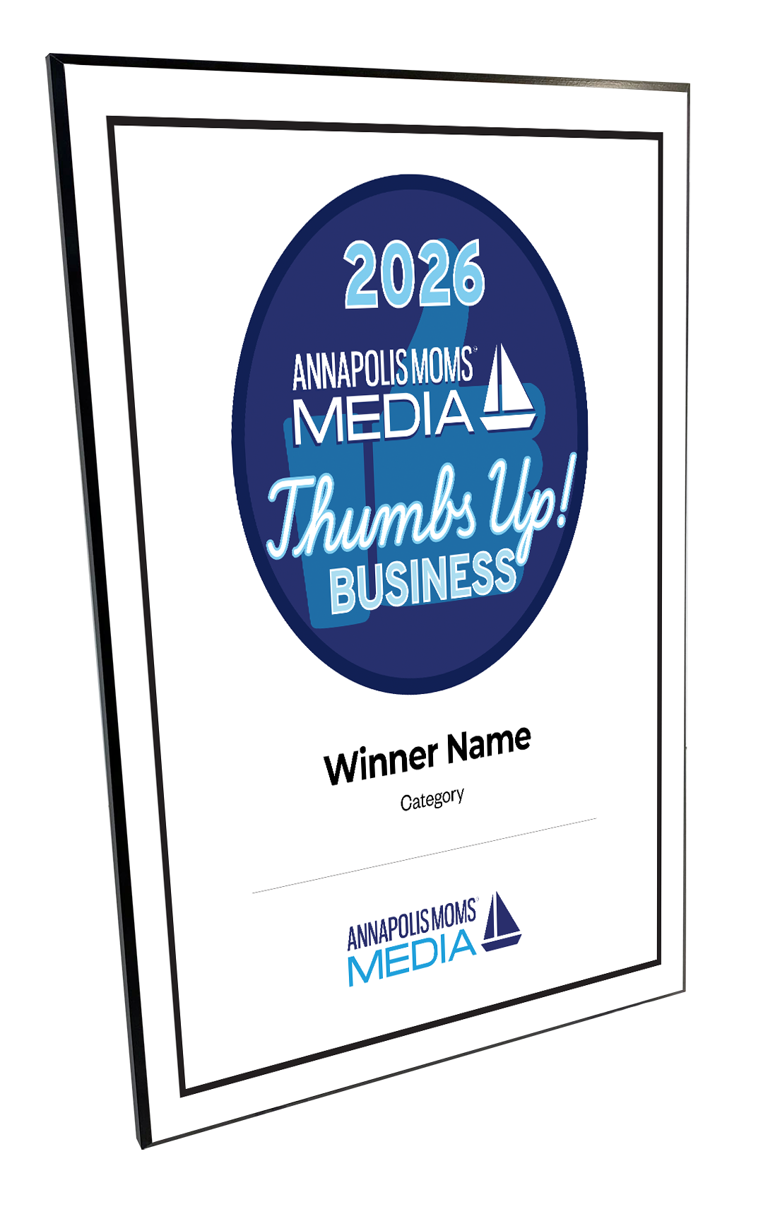 AMM Thumbs-Up Awards - Plaque