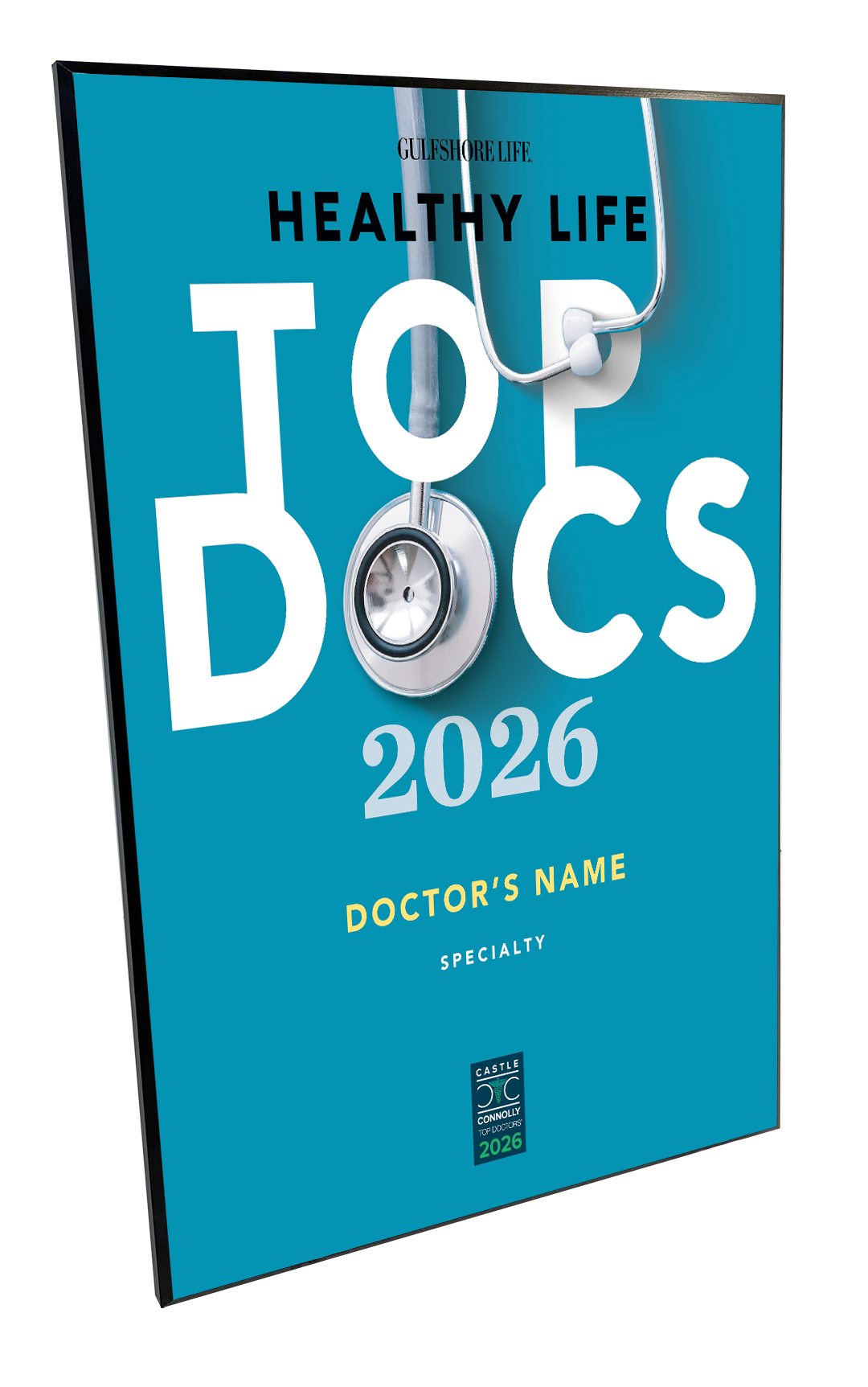 Gulfshore Life Magazine Top Doctors Plaque