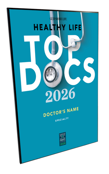 Gulfshore Life Magazine Top Doctors Plaque