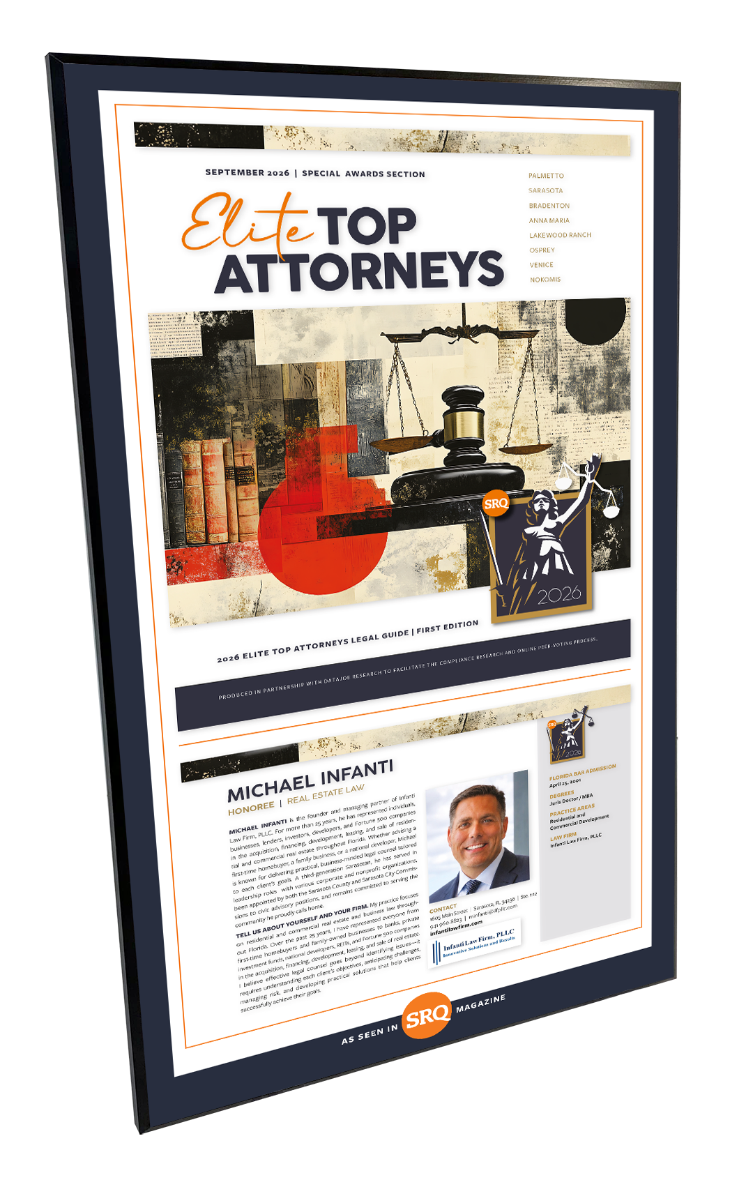 SRQ Elite Top Attorneys - Plaques