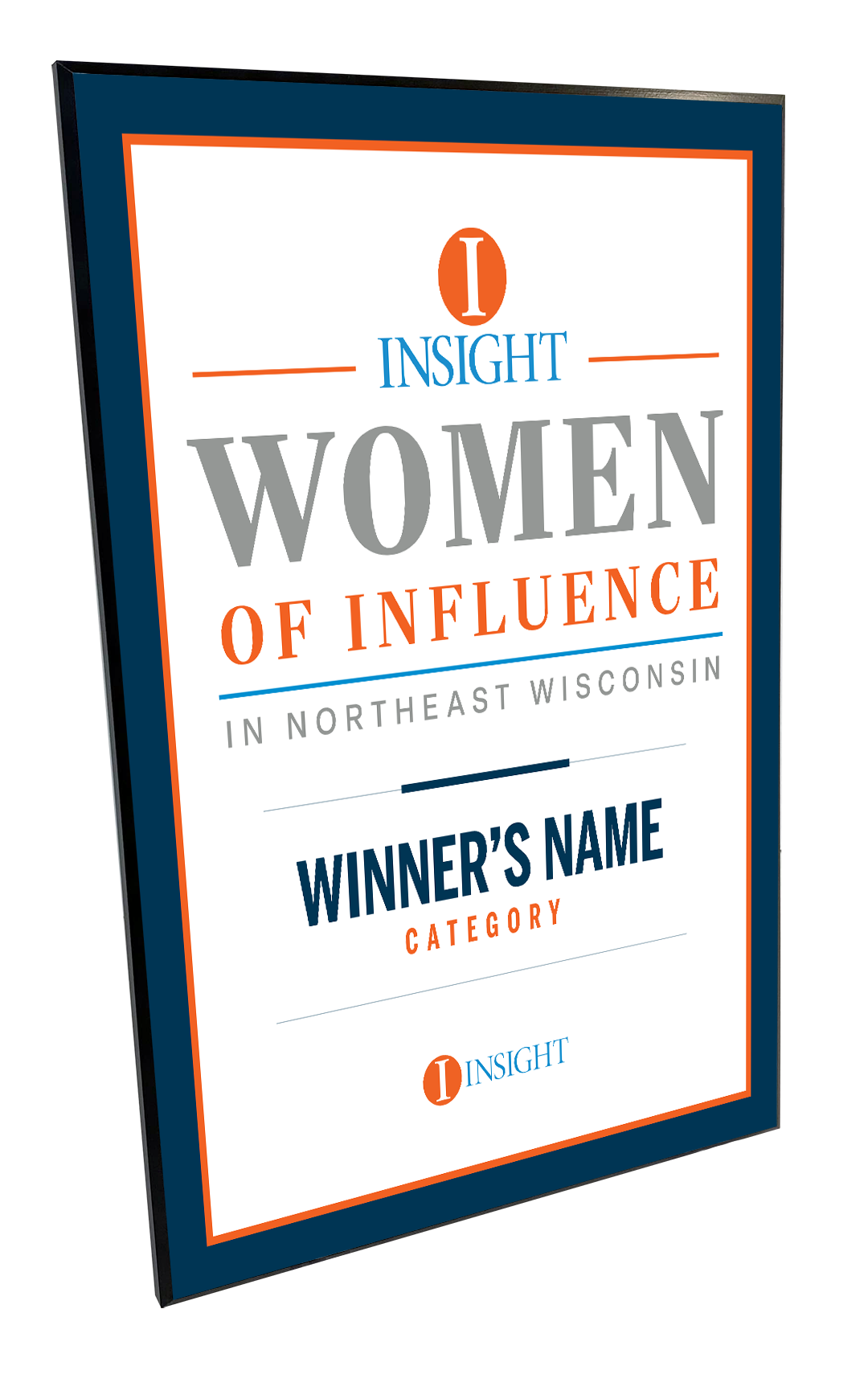 INSIGHT - Women of Influence - Logo Plaques