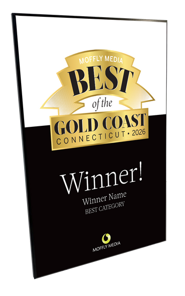 Moffly Media "Best of the Gold Coast" Award Plaque
