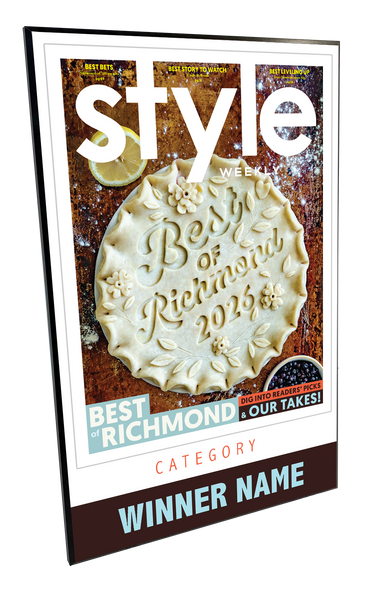 Style Weekly "Best of Richmond" Plaques