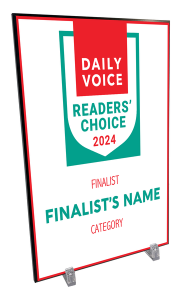 Daily Voice Readers' Choice Award - Modern Hardi-plaque