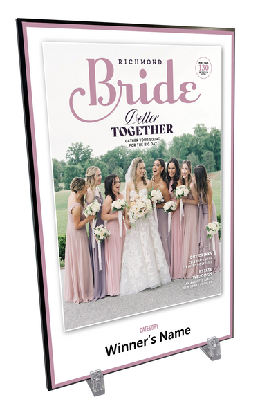 Richmond Bride “A-List” Cover Award Plaque