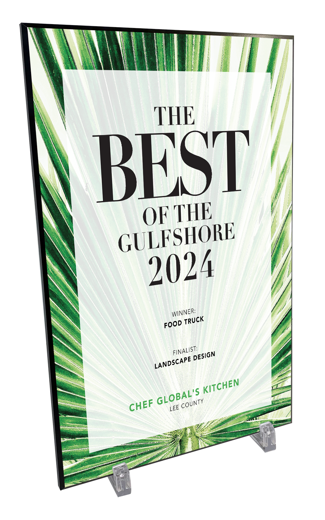 Gulfshore Life Magazine Best of the Gulfshore Award Plaque