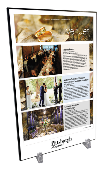 Pittsburgh Magazine - Special Publications - Modern Wooden Plaque