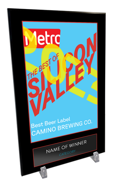 "Metro: Best of Silicon Valley" Award Plaque