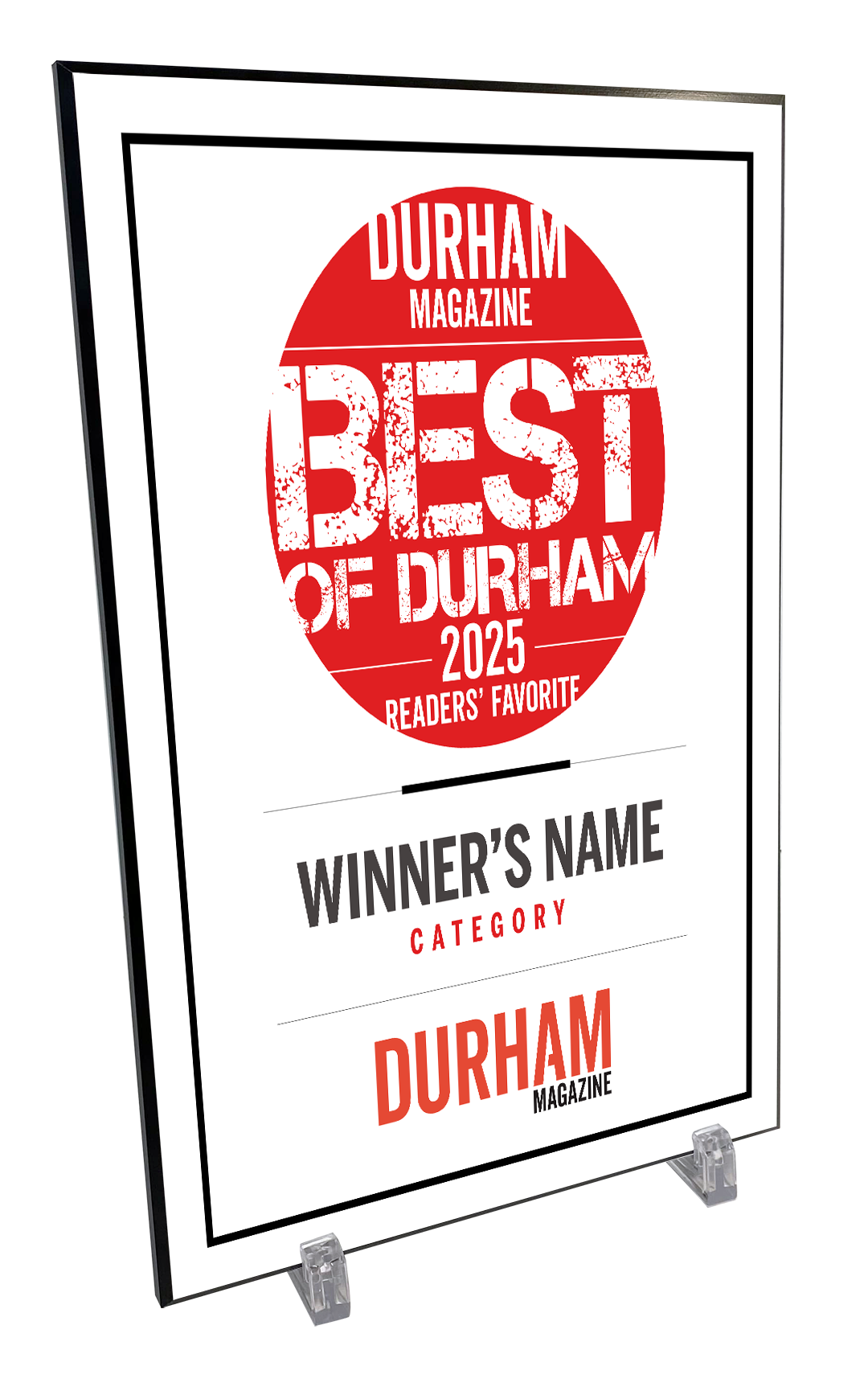 Triangle Media - Best of Durham - Plaques