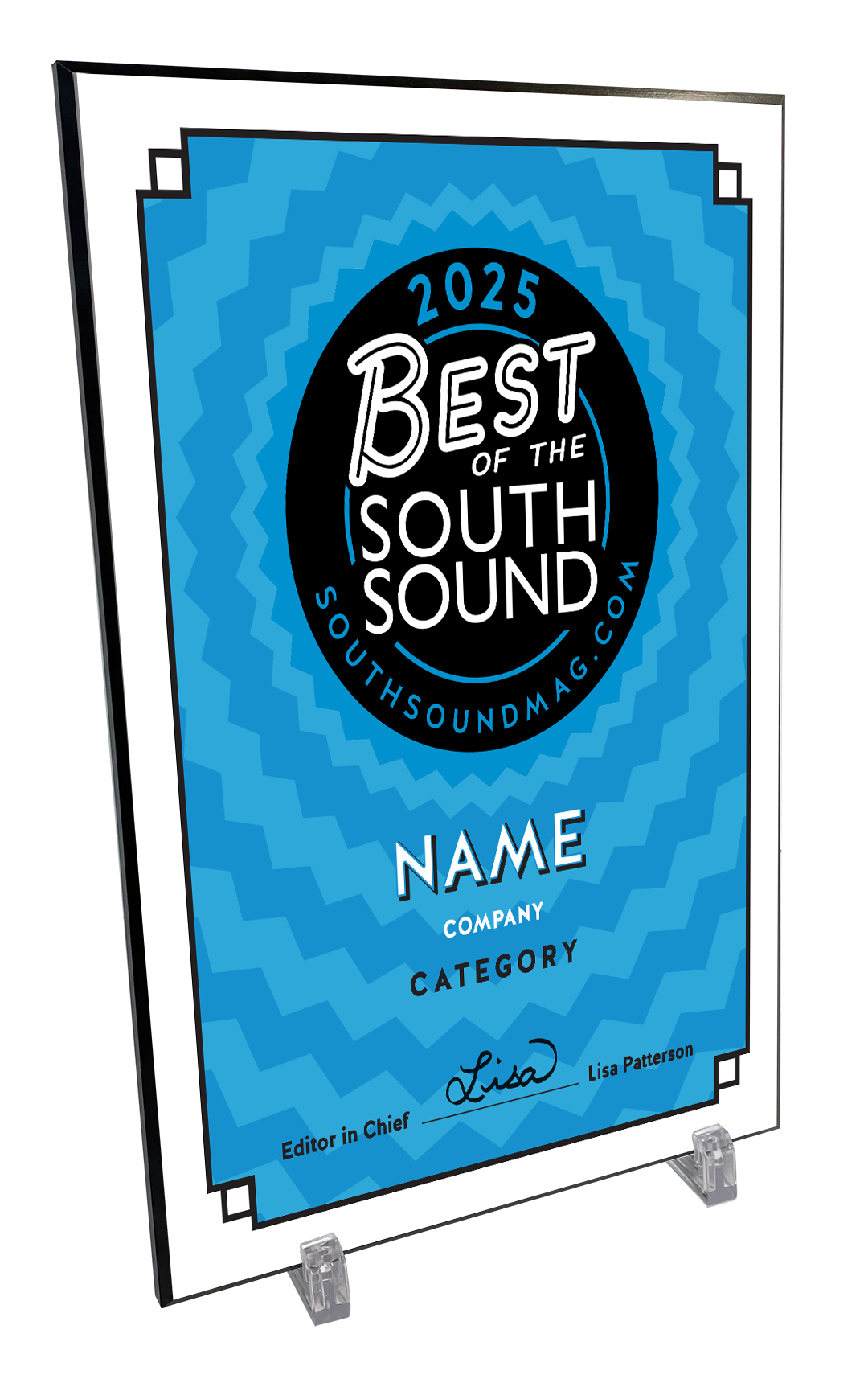 Best of South Sound Magazine Award - Plaque