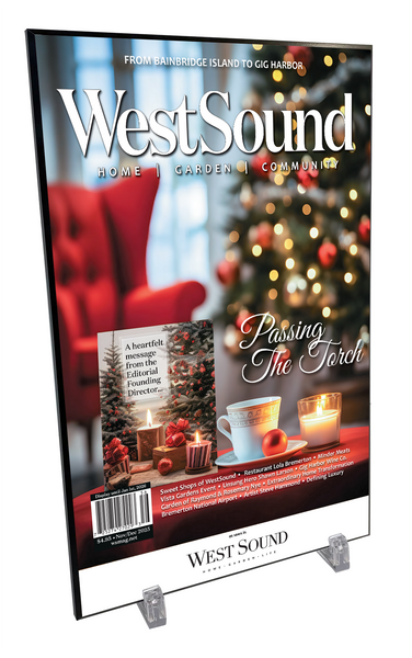 West Sound Magazine Article & Cover Plaques